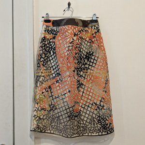 NWT Laser Cut Pencil Skirt by Geisha Designs for Anthropologie